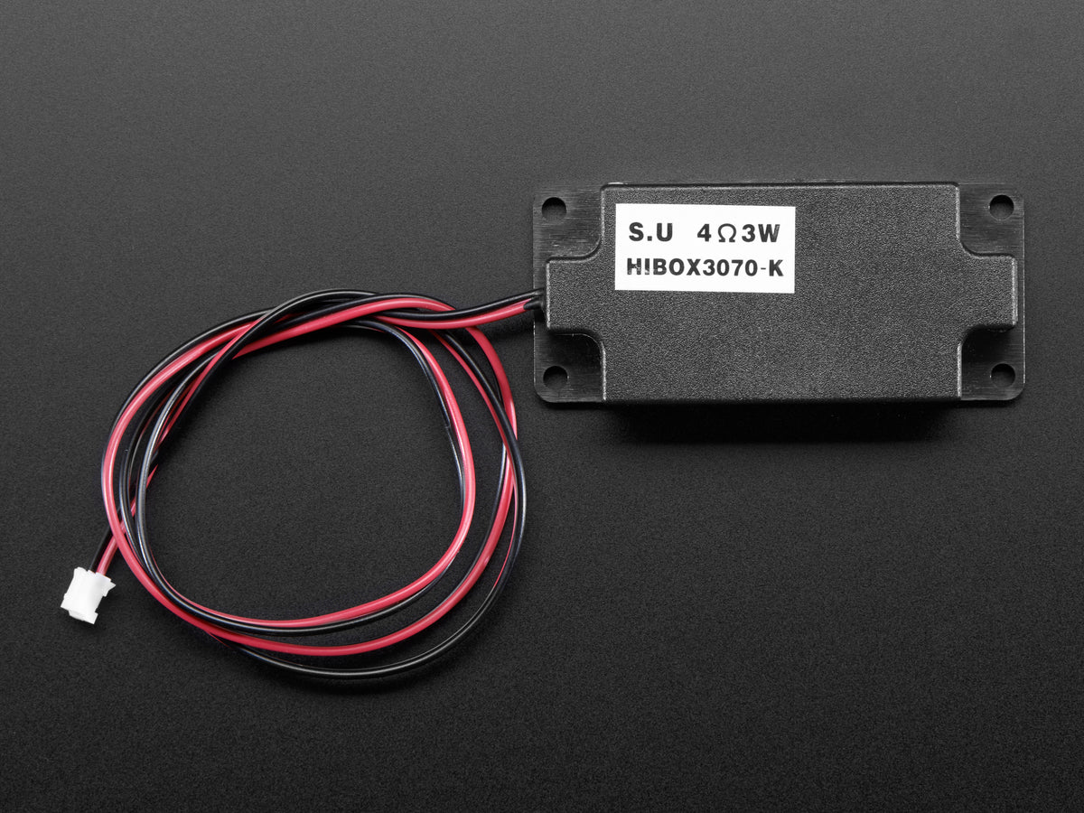 Adafruit Mono Enclosed Speaker, 3W 4Ohm
