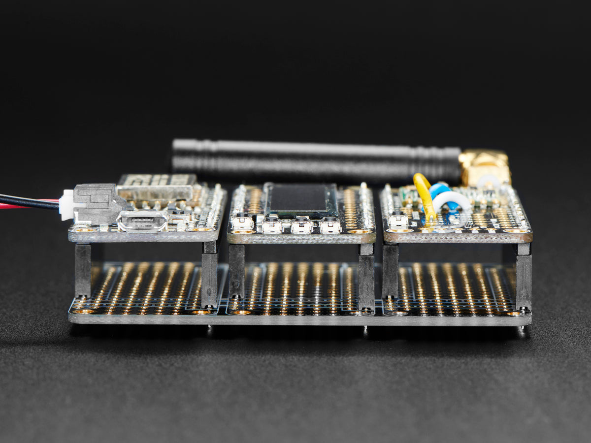 Adafruit FeatherWing Tripler Mini Kit, Prototyping Add-on For Feathers