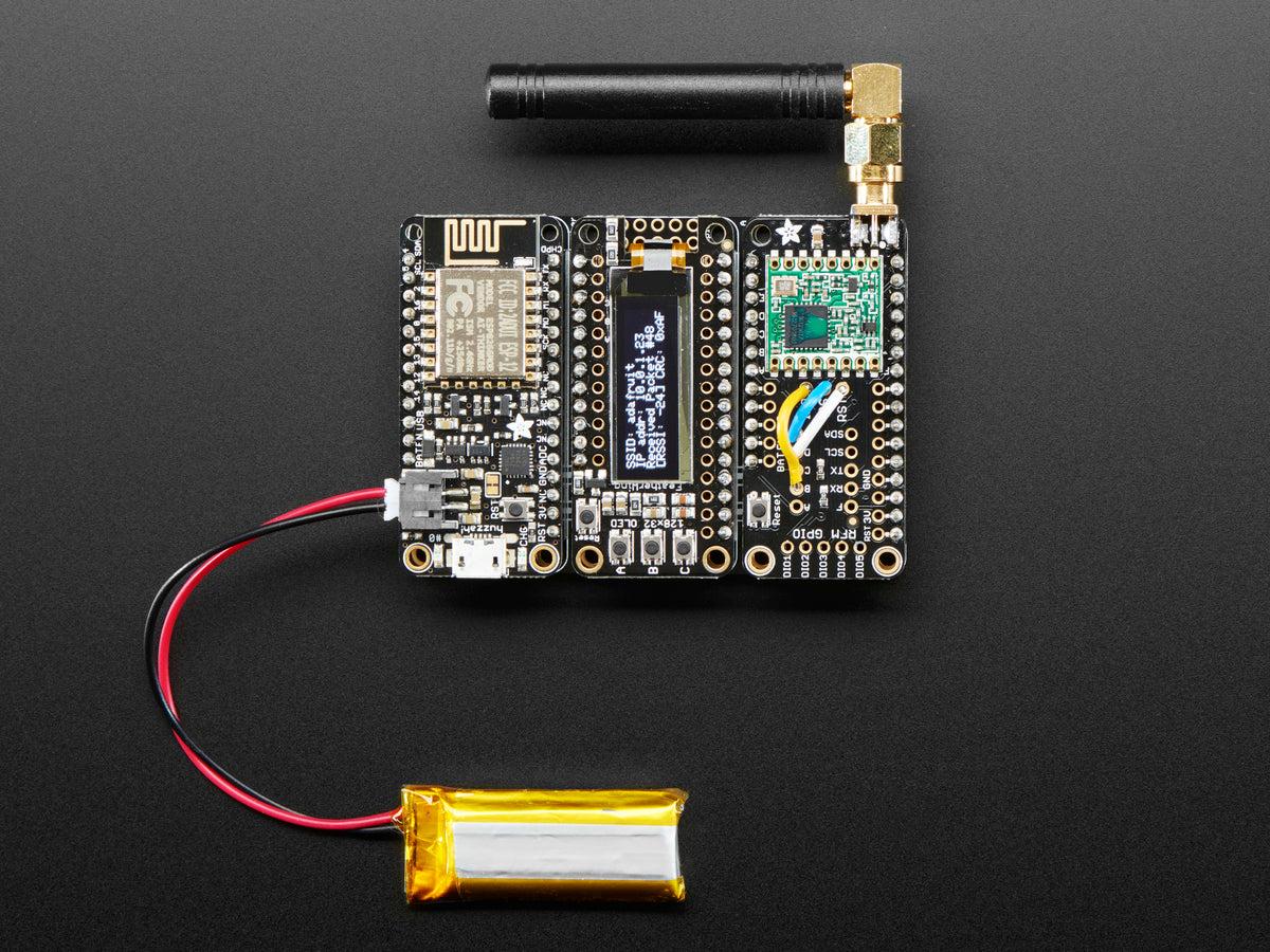 Adafruit FeatherWing Tripler Mini Kit, Prototyping Add-on For Feathers