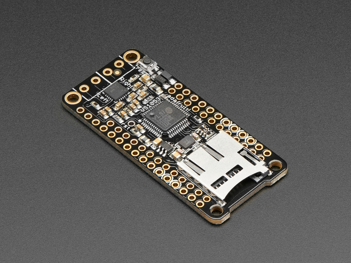 Adafruit Music Maker FeatherWing with Amp, MP3 OGG WAV MIDI Synth Player