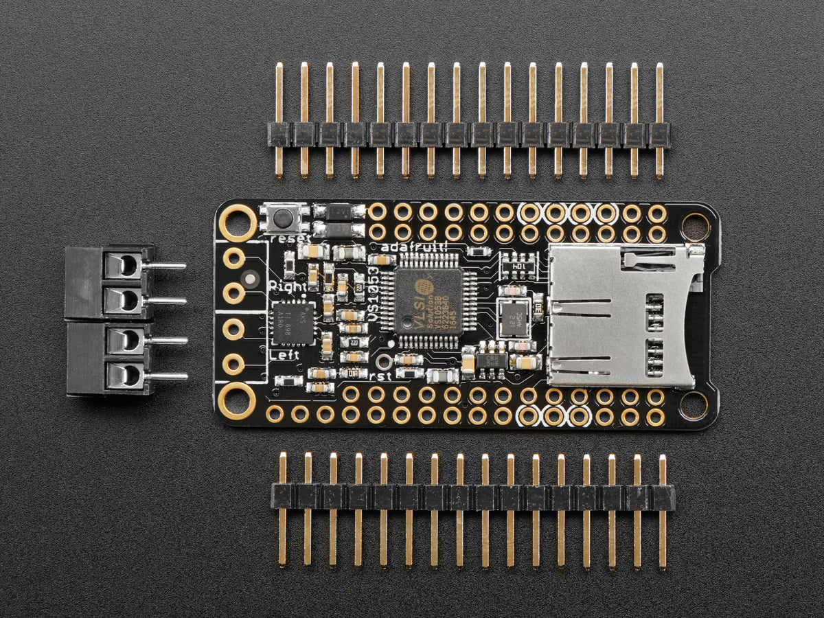 Adafruit Music Maker FeatherWing with Amp, MP3 OGG WAV MIDI Synth Player