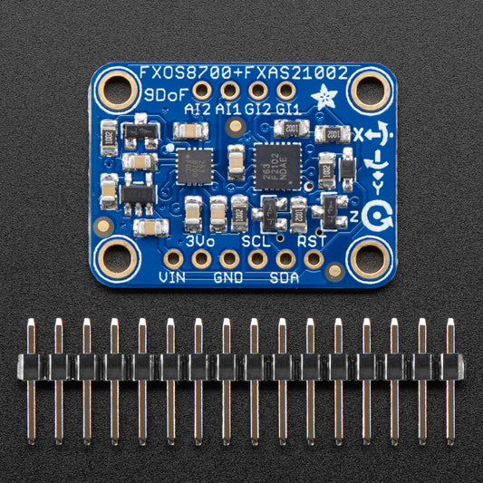 Adafruit Precision NXP 9-DOF Breakout Board, FXOS8700 + FXAS21002