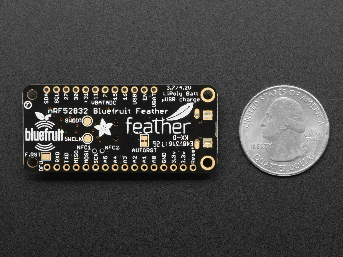 Adafruit Feather nRF52 Pro with myNewt Bootloader, nRF52832