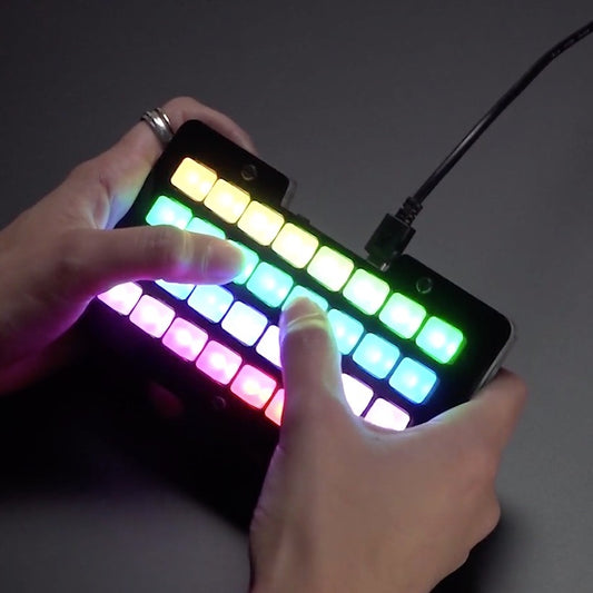 Adafruit NeoTrellis M4 with Enclosure and Buttons Kit Pack