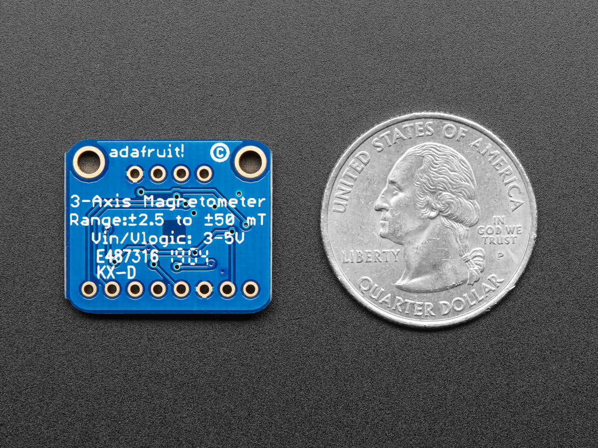 Adafruit Wide-Range Triple-axis Magnetometer, MLX90393