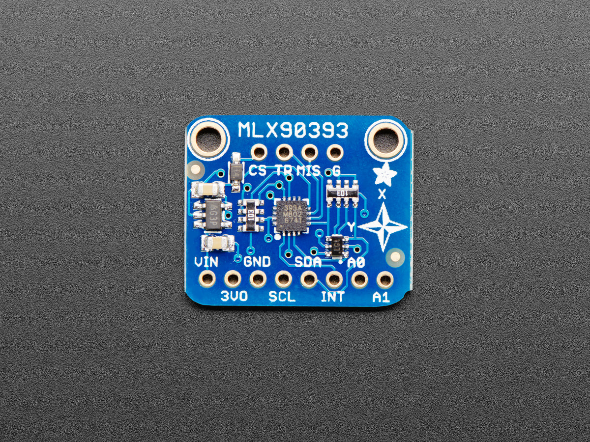 Adafruit Wide-Range Triple-axis Magnetometer, MLX90393