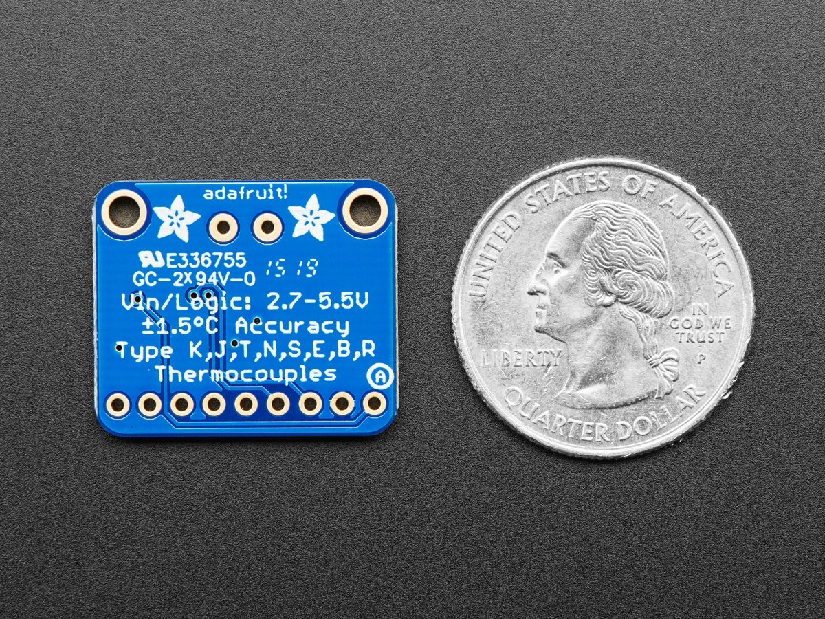 Adafruit MCP9600 I2C Thermocouple Amplifier for K, J, T, N, S, E, B and R Type