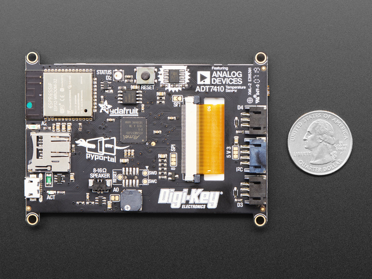 Adafruit PyPortal, CircuitPython Powered Internet Display