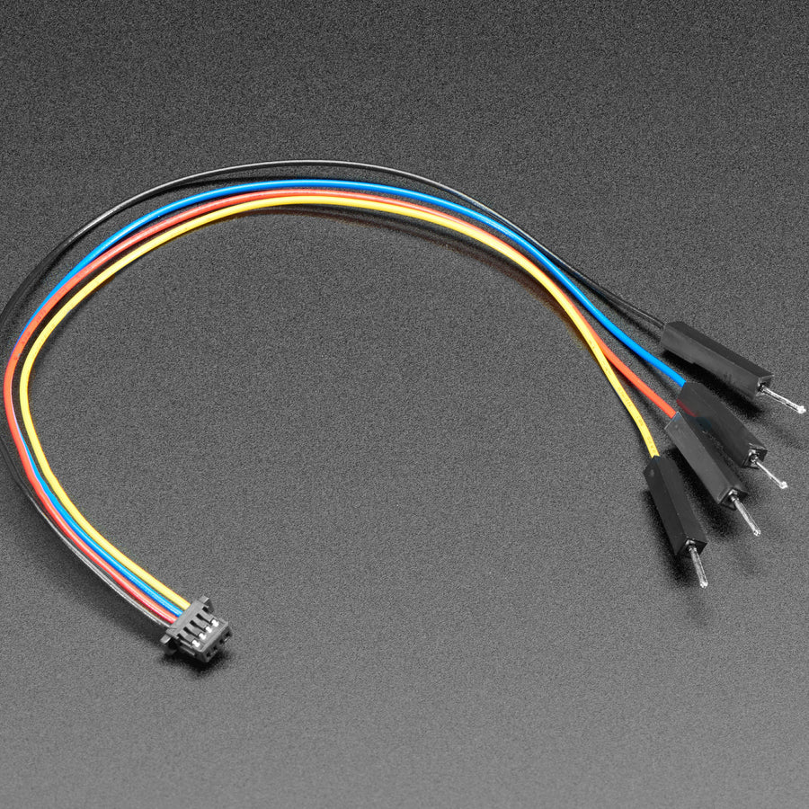 Adafruit STEMMA QT JST SH 4-Pin to Premium Male Headers Cable, Qwiic Compatible, 150mm Long