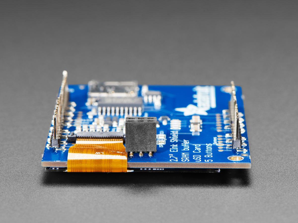 Adafruit 2.7" Tri-Color eInk / ePaper Shield with SRAM, Red Black White
