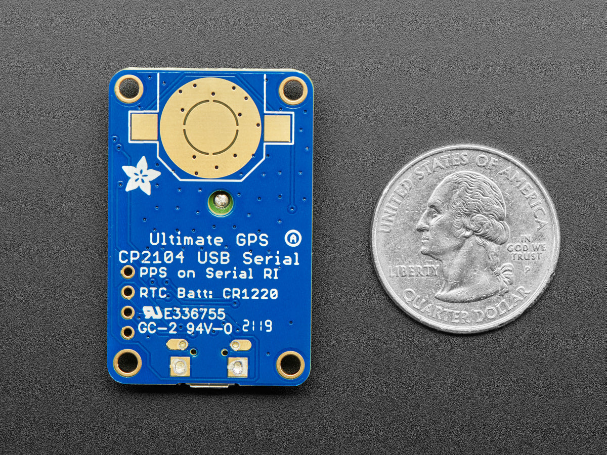 Adafruit Ultimate GPS with USB, 66 channel w/10 Hz updates