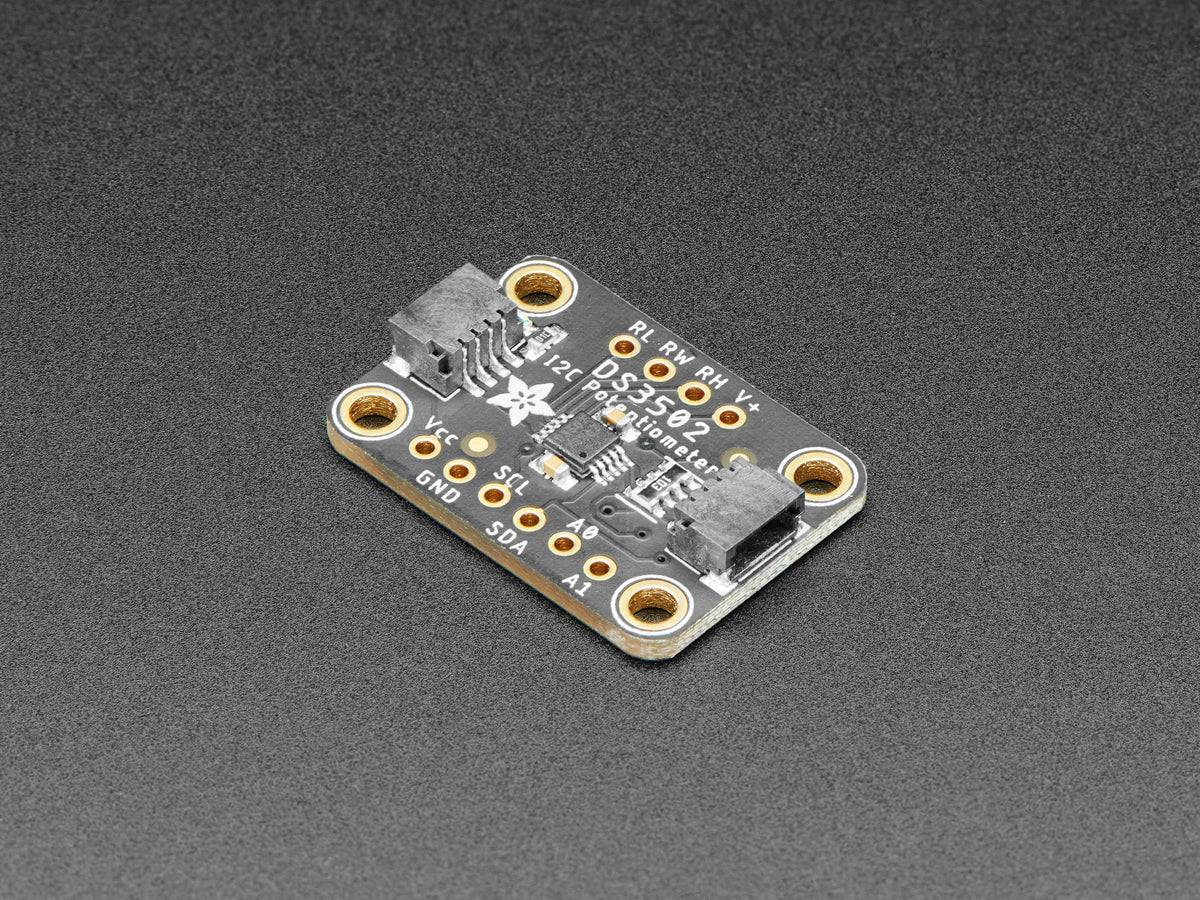 Adafruit DS3502 I2C Digital 10K Potentiometer Breakout, STEMMA QT / Qwiic