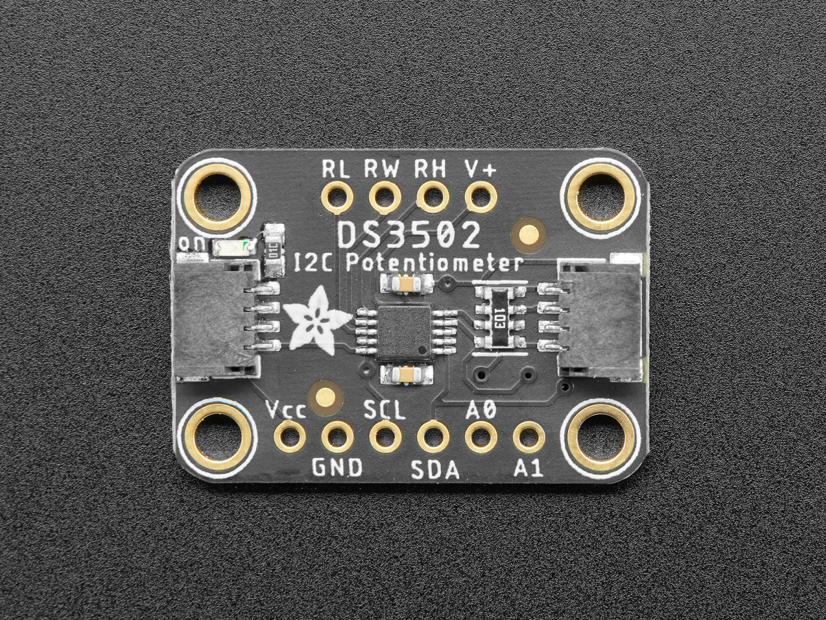Adafruit DS3502 I2C Digital 10K Potentiometer Breakout, STEMMA QT / Qwiic