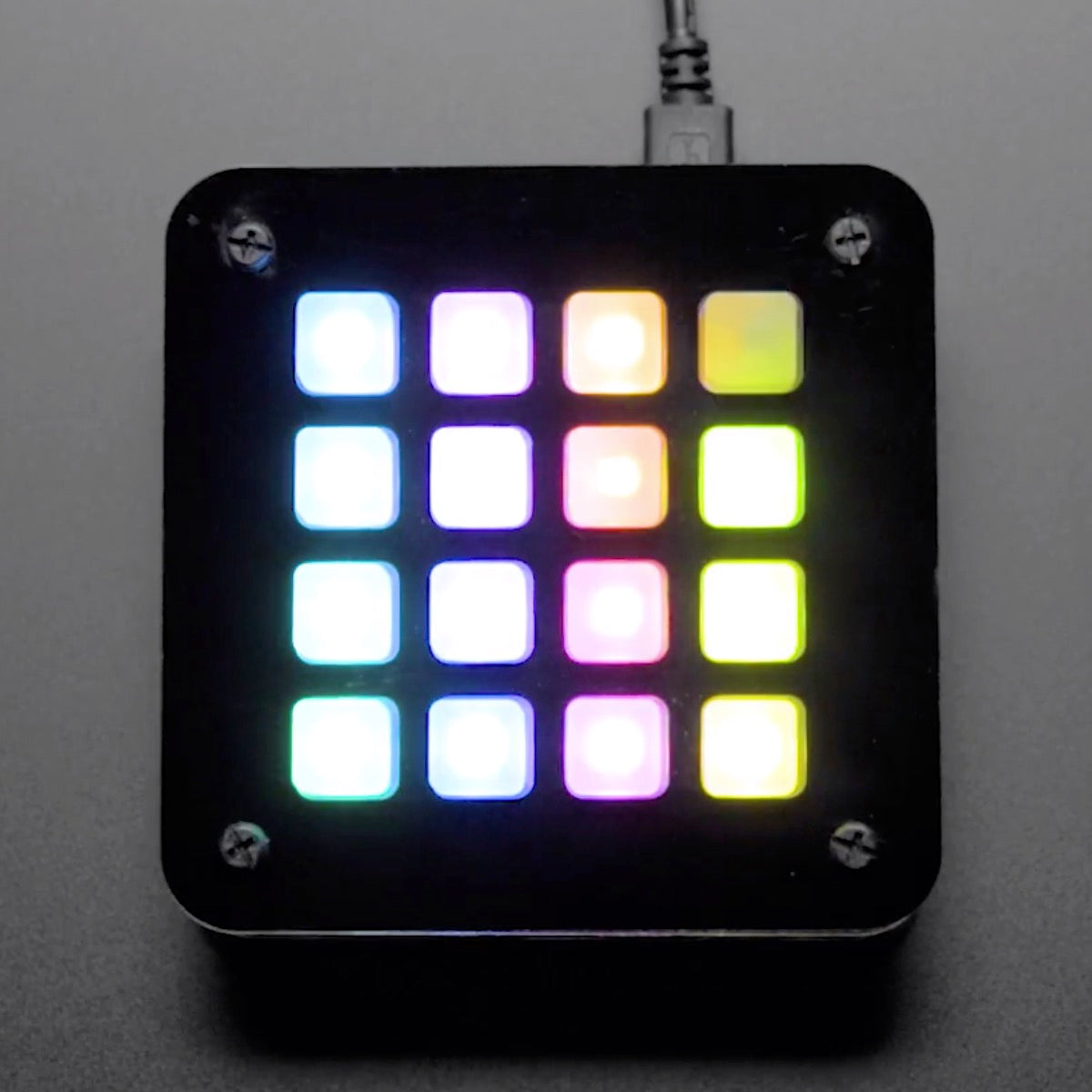 Adafruit 4x4 Trellis Feather Acrylic Enclosure + Hardware Kit