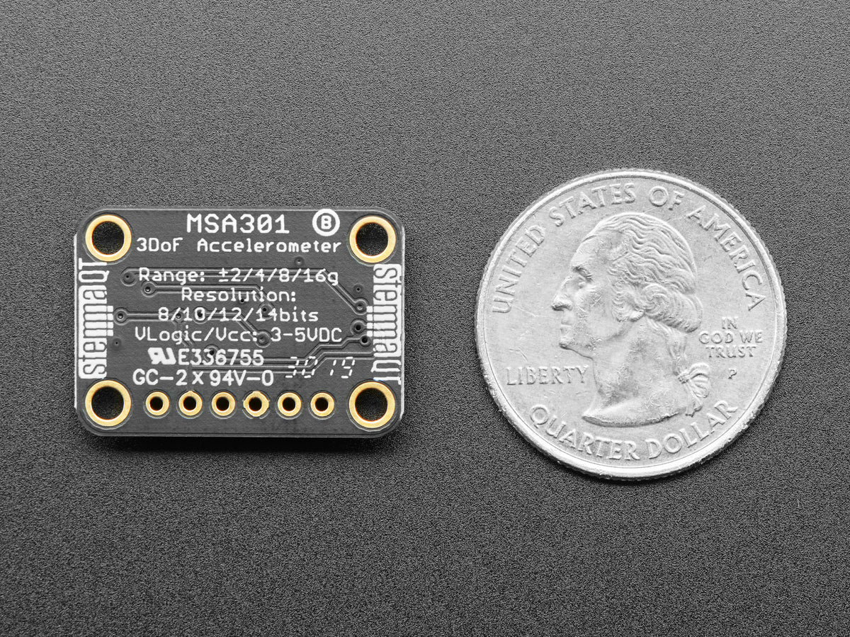 Adafruit MSA301 Triple Axis Accelerometer, STEMMA QT / Qwiic
