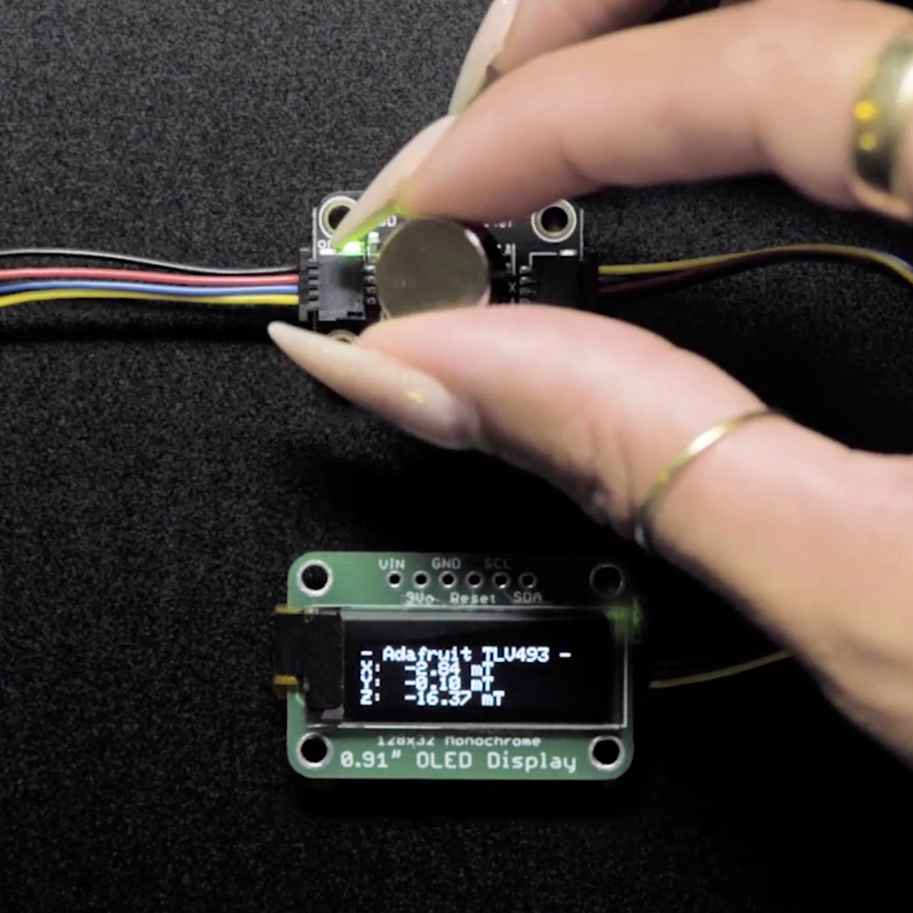 Adafruit TLV493D Triple-Axis Magnetometer, STEMMA QT / Qwiic