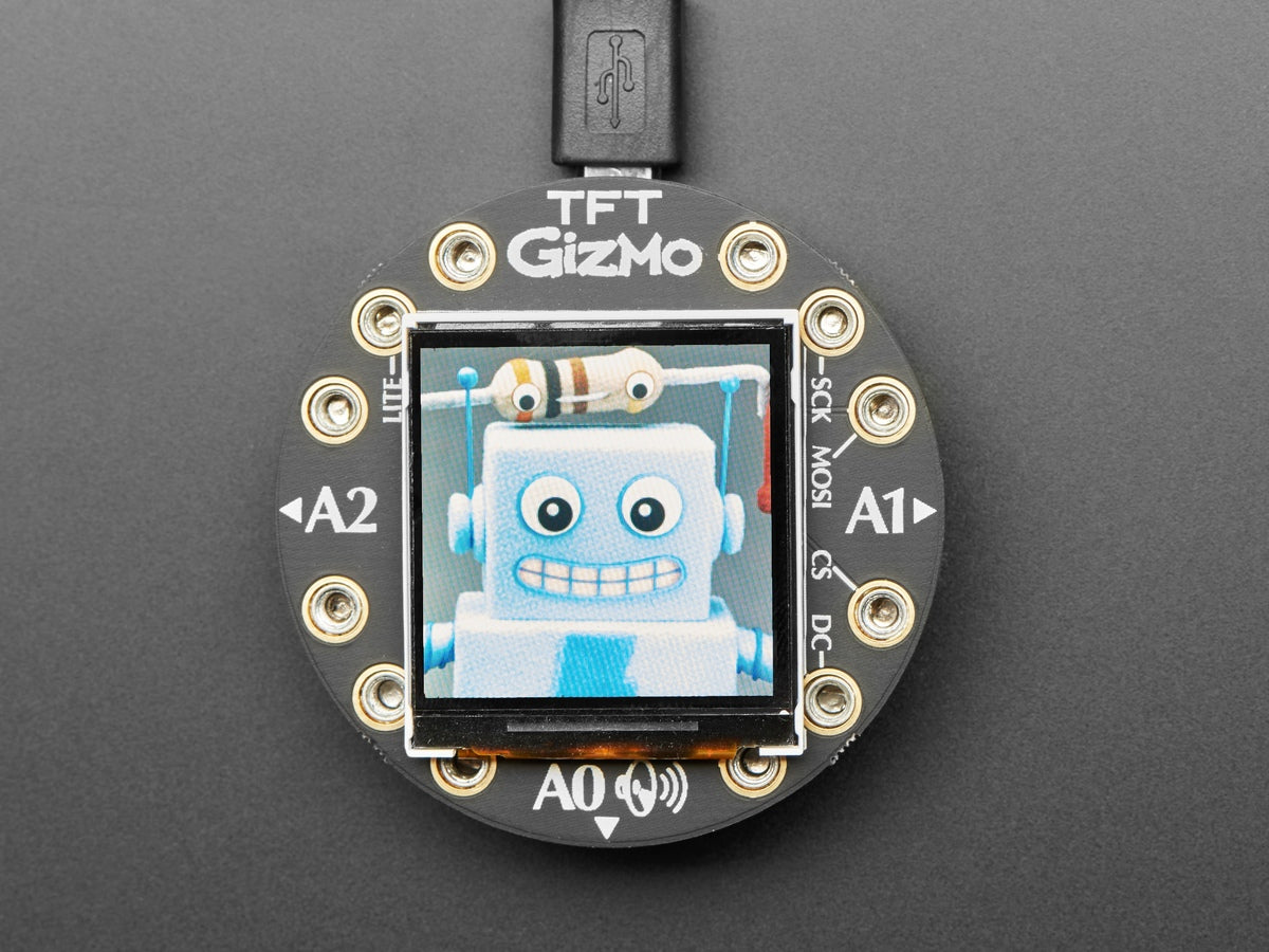 Adafruit Circuit Playground TFT Gizmo, Bolt-on Display + Audio Amplifier