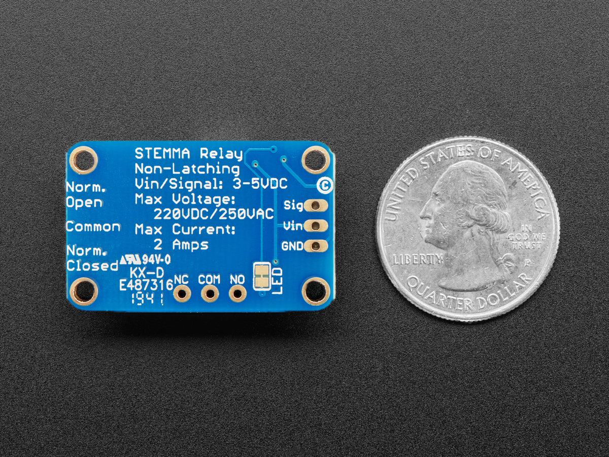 Adafruit STEMMA Non-Latching Mini Relay