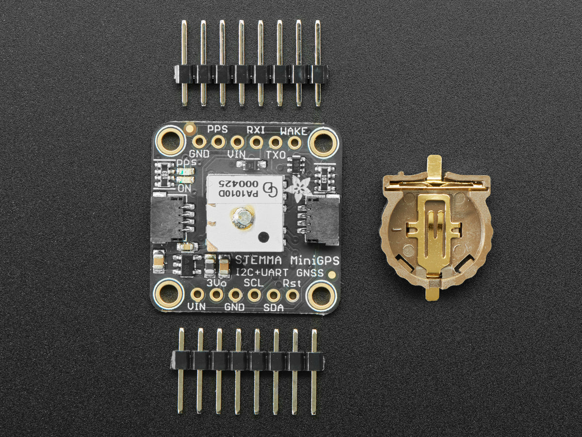 Adafruit Mini GPS PA1010D, UART and I2C, STEMMA QT