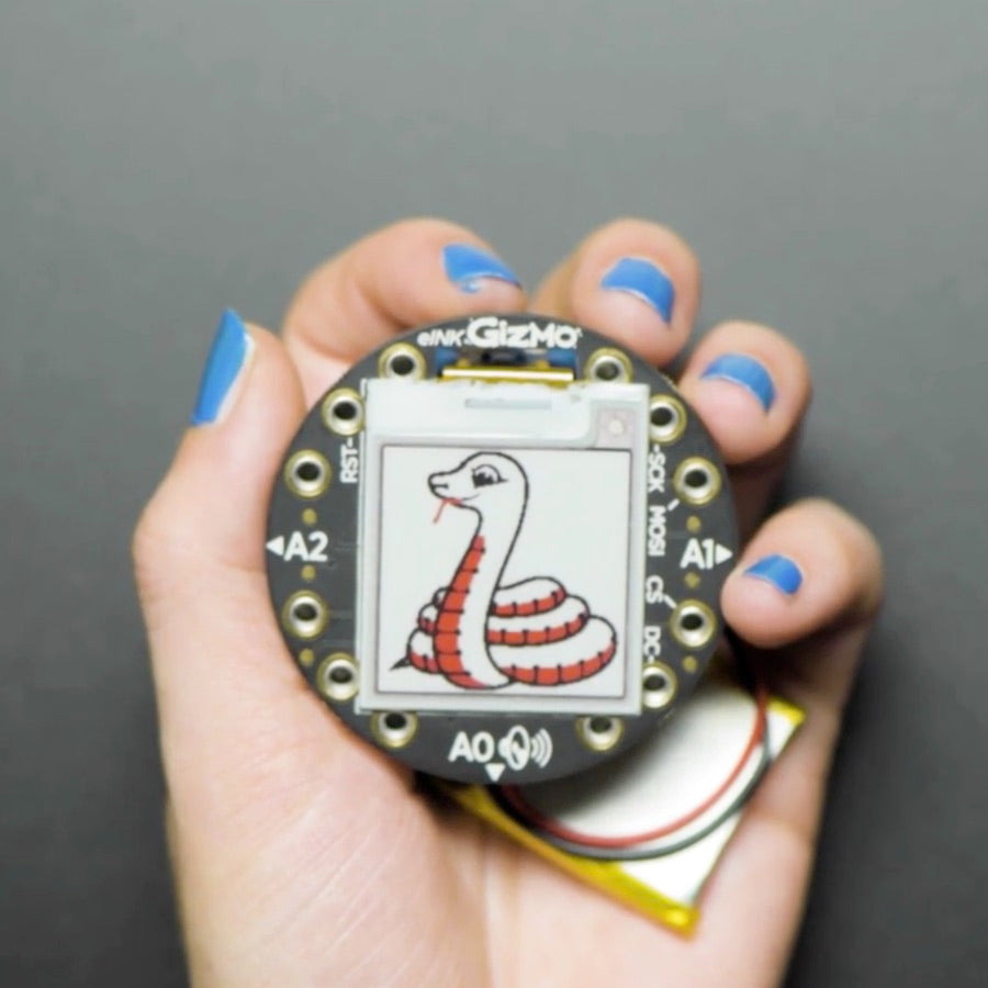 Adafruit Circuit Playground Tri-Color E-Ink Gizmo, E-Ink Display + Audio Amplifier