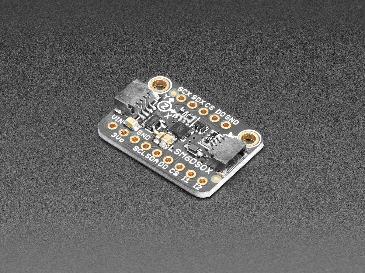Adafruit LSM6DSOX 6 DoF Accelerometer and Gyroscope, STEMMA QT / Qwiic