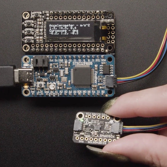 Adafruit LSM6DSOX 6 DoF Accelerometer and Gyroscope, STEMMA QT / Qwiic