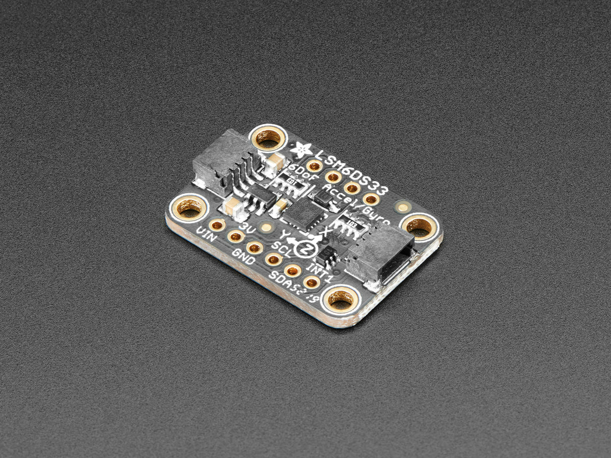 Adafruit LSM6DS33 6-DoF Accel + Gyro IMU, STEMMA QT / Qwiic