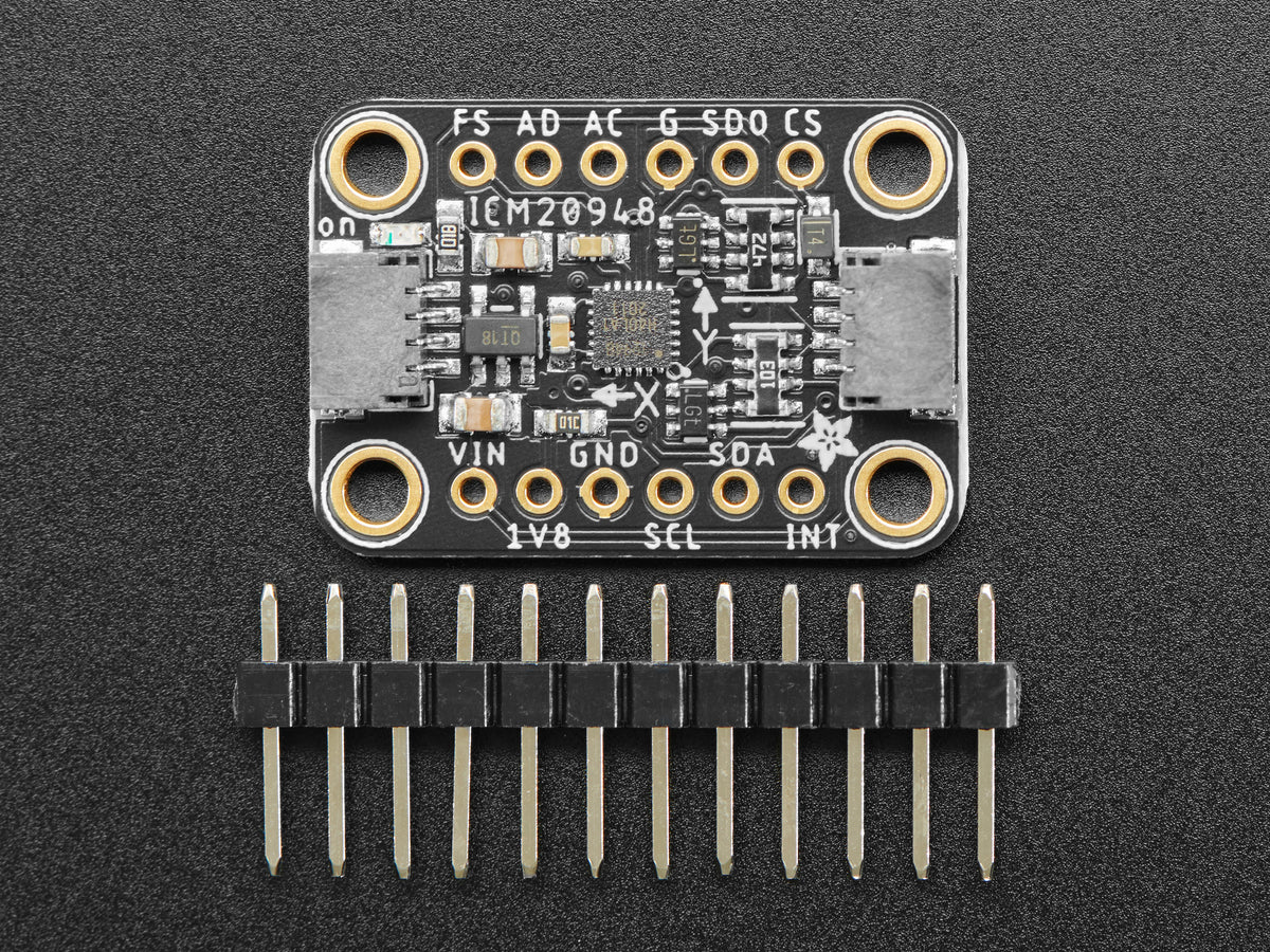 Adafruit TDK InvenSense ICM-20948 9-DoF IMU, MPU-9250 Upgrade, STEMMA QT / Qwiic