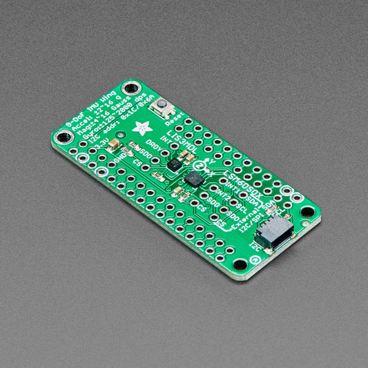 Adafruit LSM6DSOX + LIS3MDL FeatherWing, Precision 9-DoF IMU