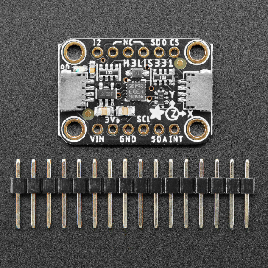 Adafruit H3LIS331 Ultra High Range Triple-Axis Accelerometer, STEMMA QT / Qwiic