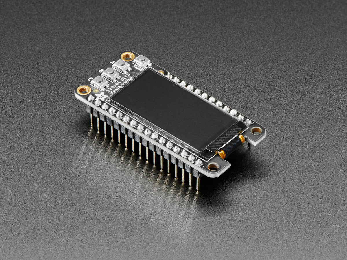 Adafruit FeatherWing OLED, 128x64 OLED Add-on For Feather, STEMMA QT / Qwiic