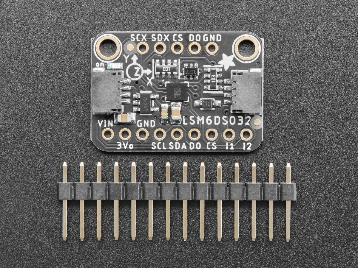 Adafruit LSM6DSO32 6-DoF Accelerometer and Gyroscope, STEMMA QT/Qwiic