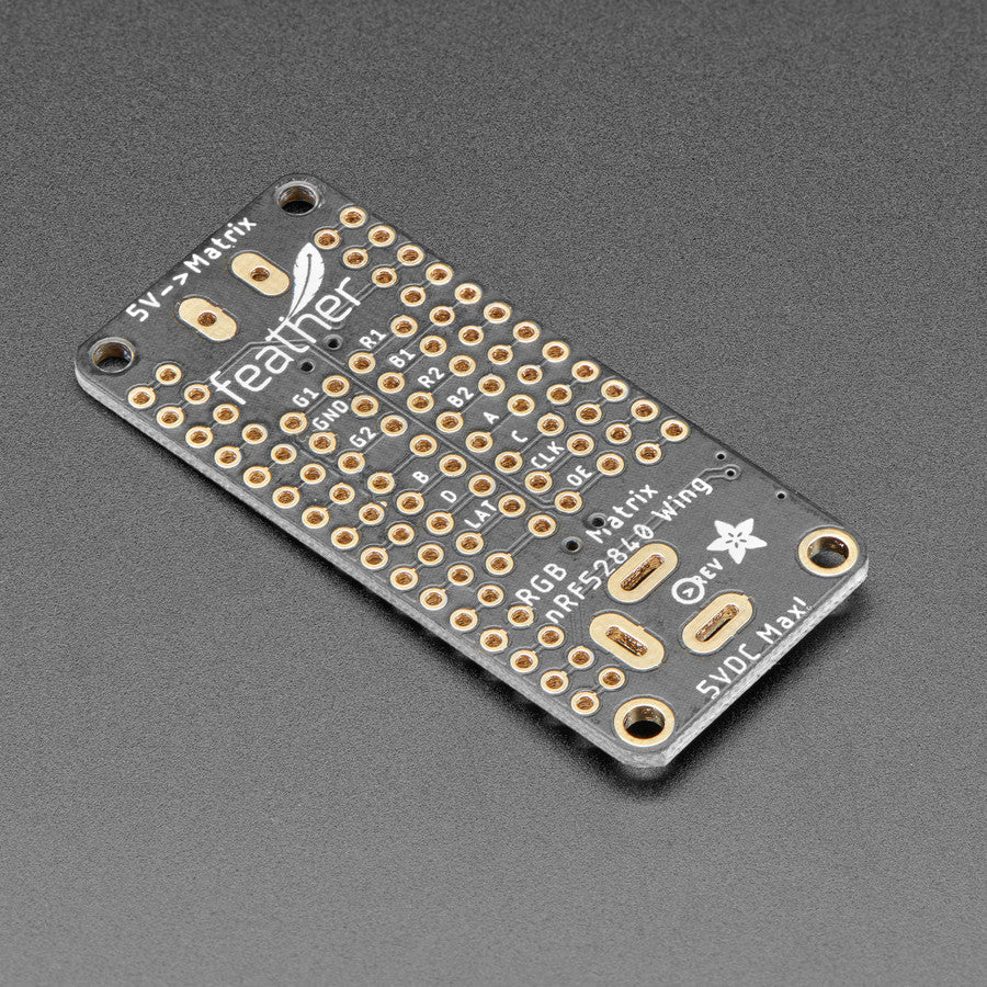 Adafruit RGB Matrix FeatherWing Kit for nRF52840 Feathers