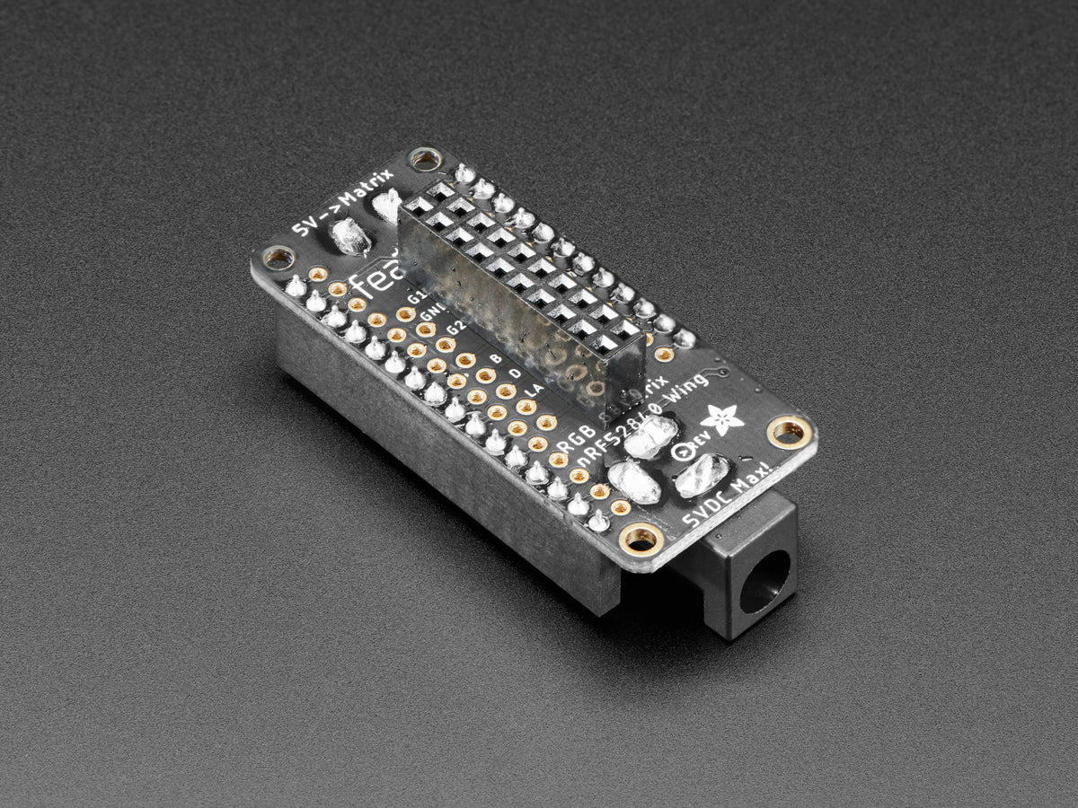 Adafruit RGB Matrix FeatherWing Kit for nRF52840 Feathers