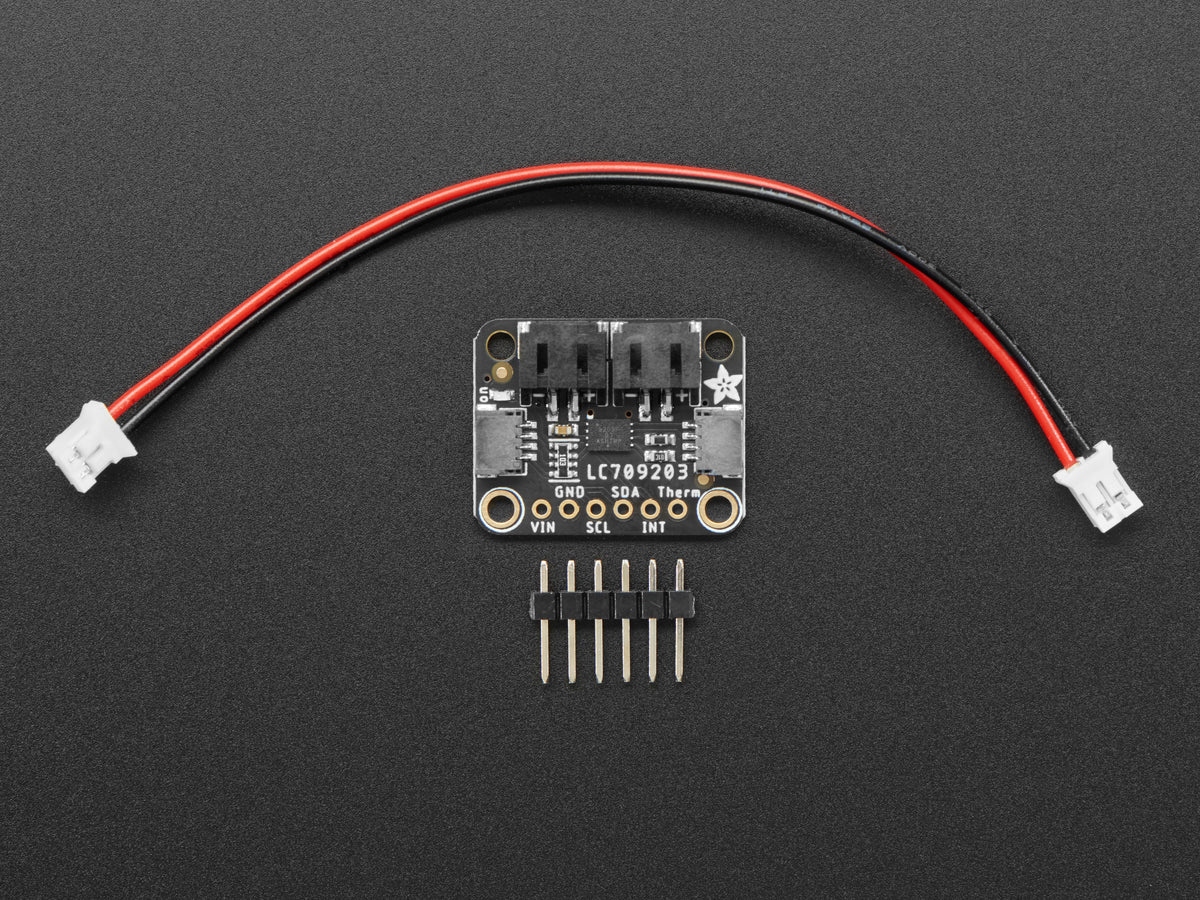 Adafruit LC709203F LiPoly/LiIon Fuel Gauge and Battery Monitor, STEMMA JST PH & QT/Qwiic