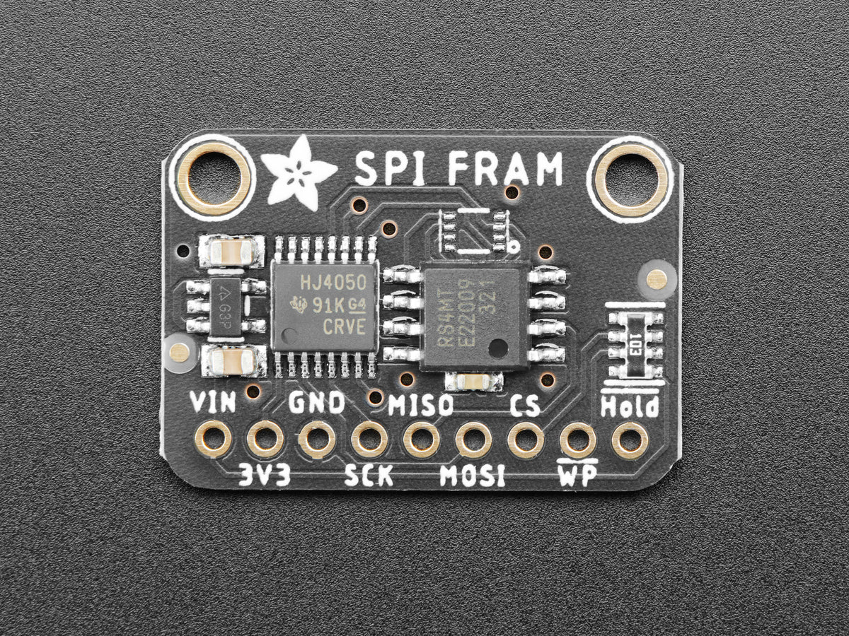 Adafruit SPI Non-Volatile FRAM Breakout, 4 Mbit / 512 KBytes, MB85RS4MT