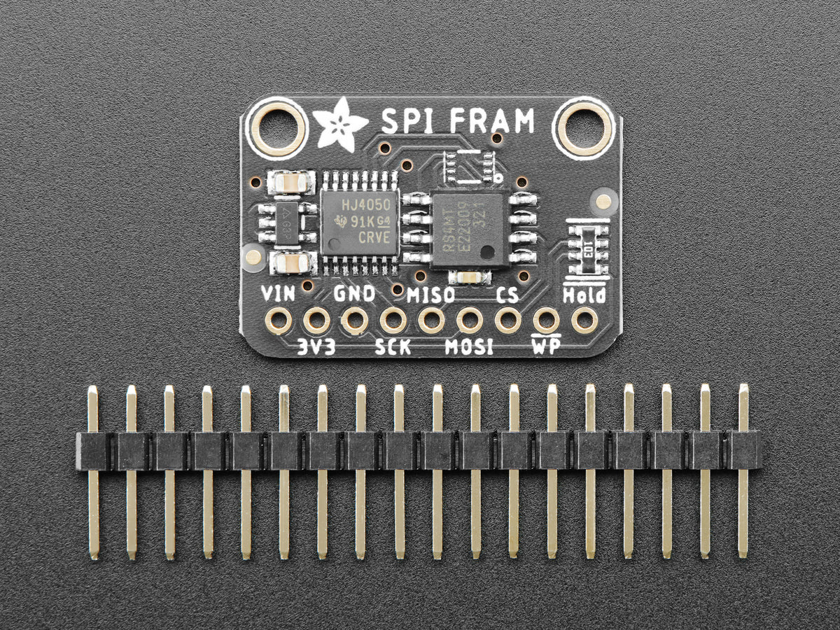 Adafruit SPI Non-Volatile FRAM Breakout, 4 Mbit / 512 KBytes, MB85RS4MT