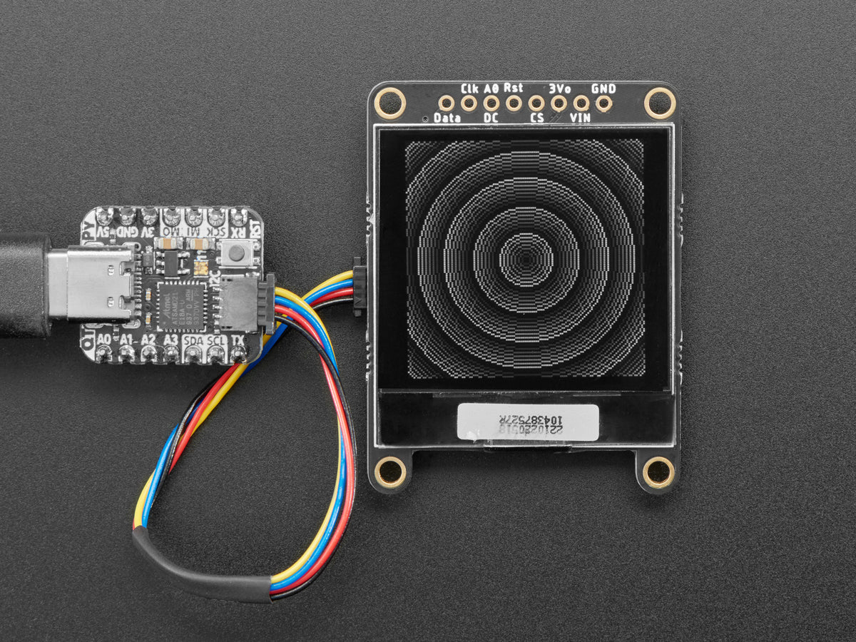 Adafruit Grayscale 1.5" 128x128 OLED Graphic Display, STEMMA QT/Qwiic