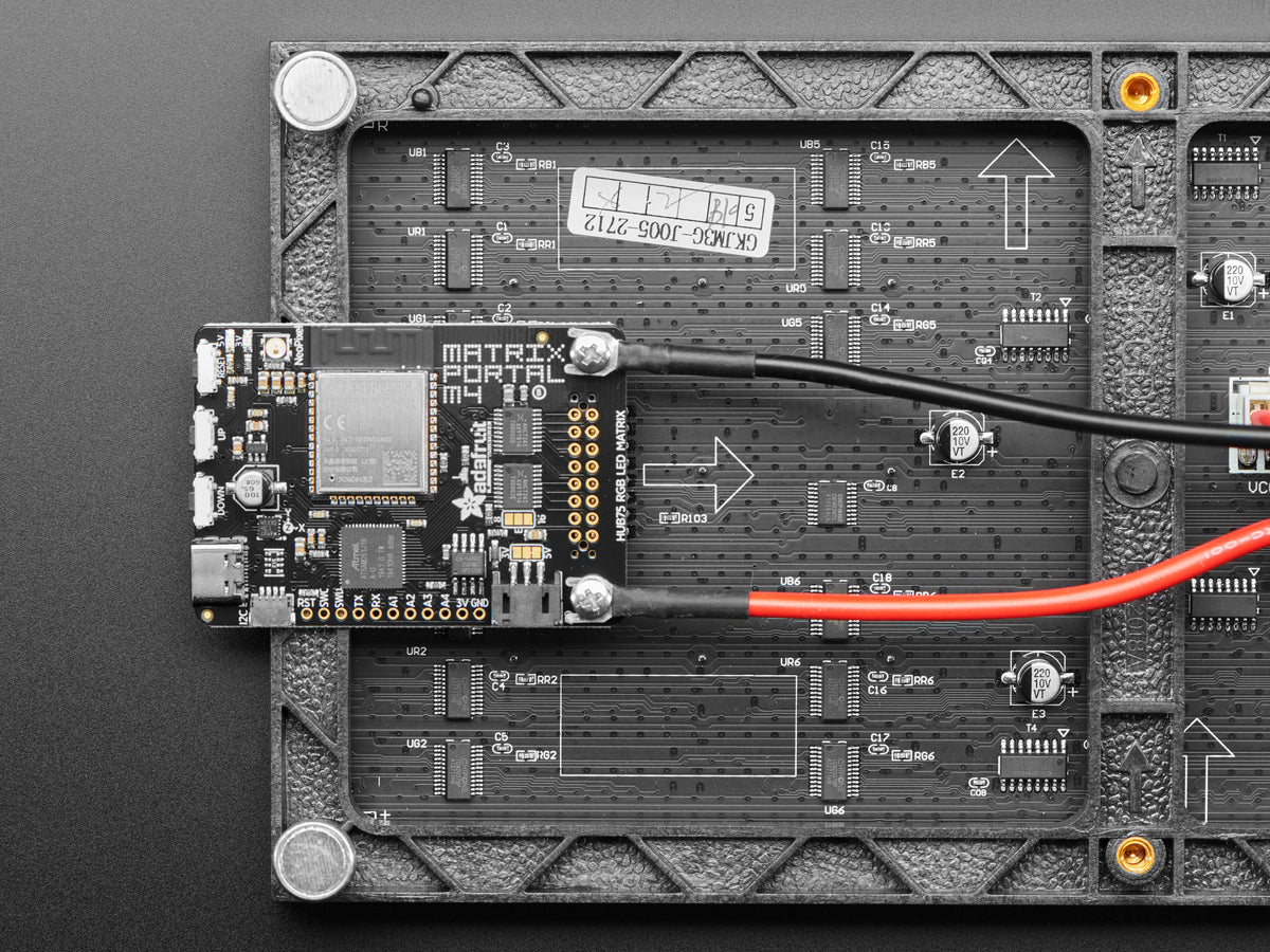 Adafruit Matrix Portal, CircuitPython Powered Internet Display
