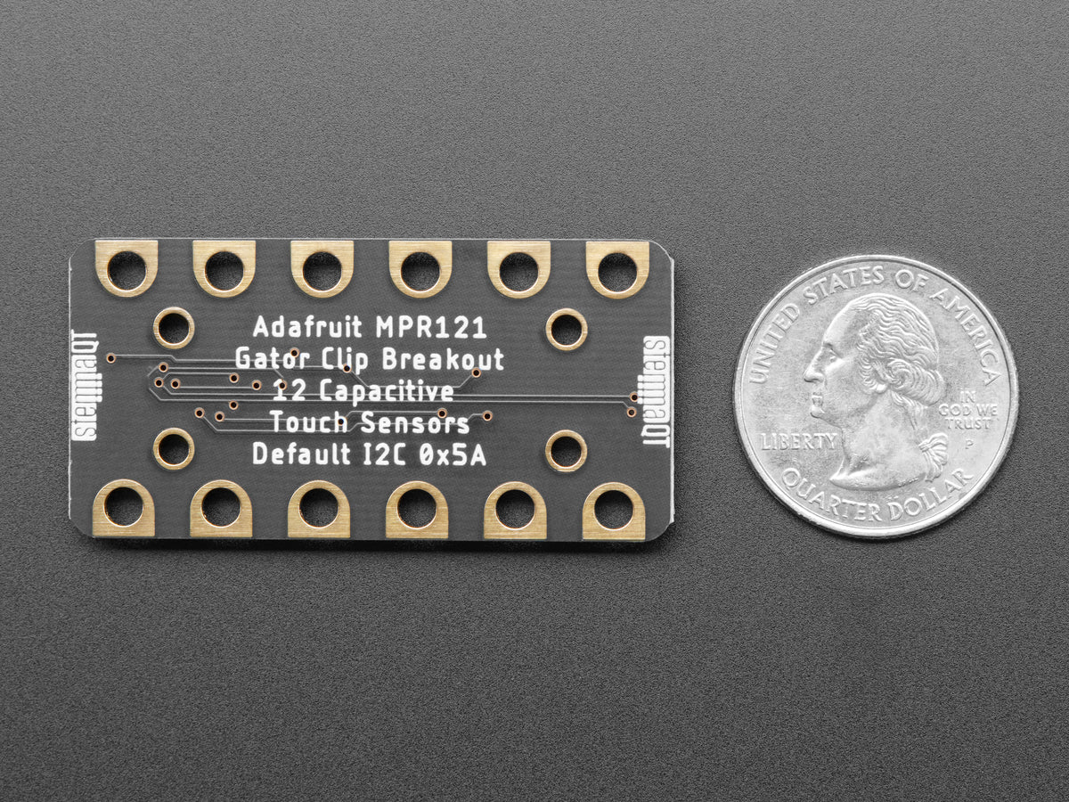 Adafruit MPR121 12-Key Capacitive Touch Sensor Gator Breakout, STEMMA QT / Qwiic 4830