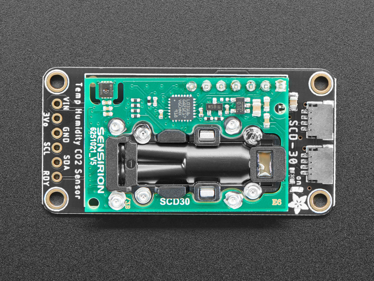 Adafruit SCD-30 NDIR CO2, Temperature and Humidity Sensor, STEMMA QT/Qwiic