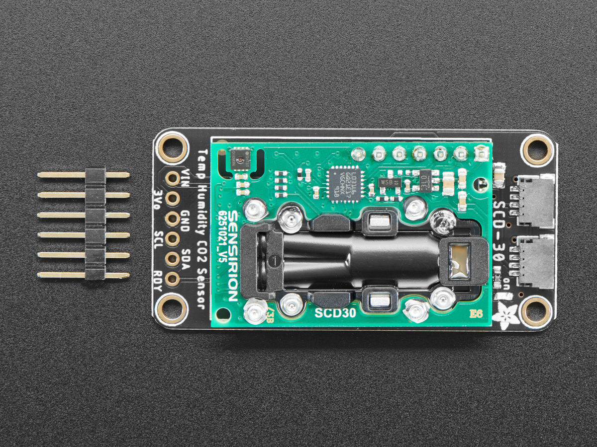Adafruit SCD-30 NDIR CO2, Temperature and Humidity Sensor, STEMMA QT/Qwiic