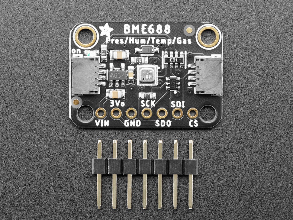 Adafruit BME688, Temperature, Humidity, Pressure and Gas Sensor, STEMMA QT, 5046