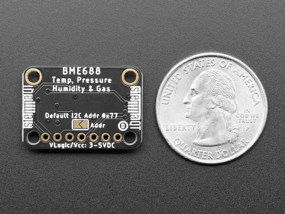 Adafruit BME688, Temperature, Humidity, Pressure and Gas Sensor, STEMMA QT, 5046
