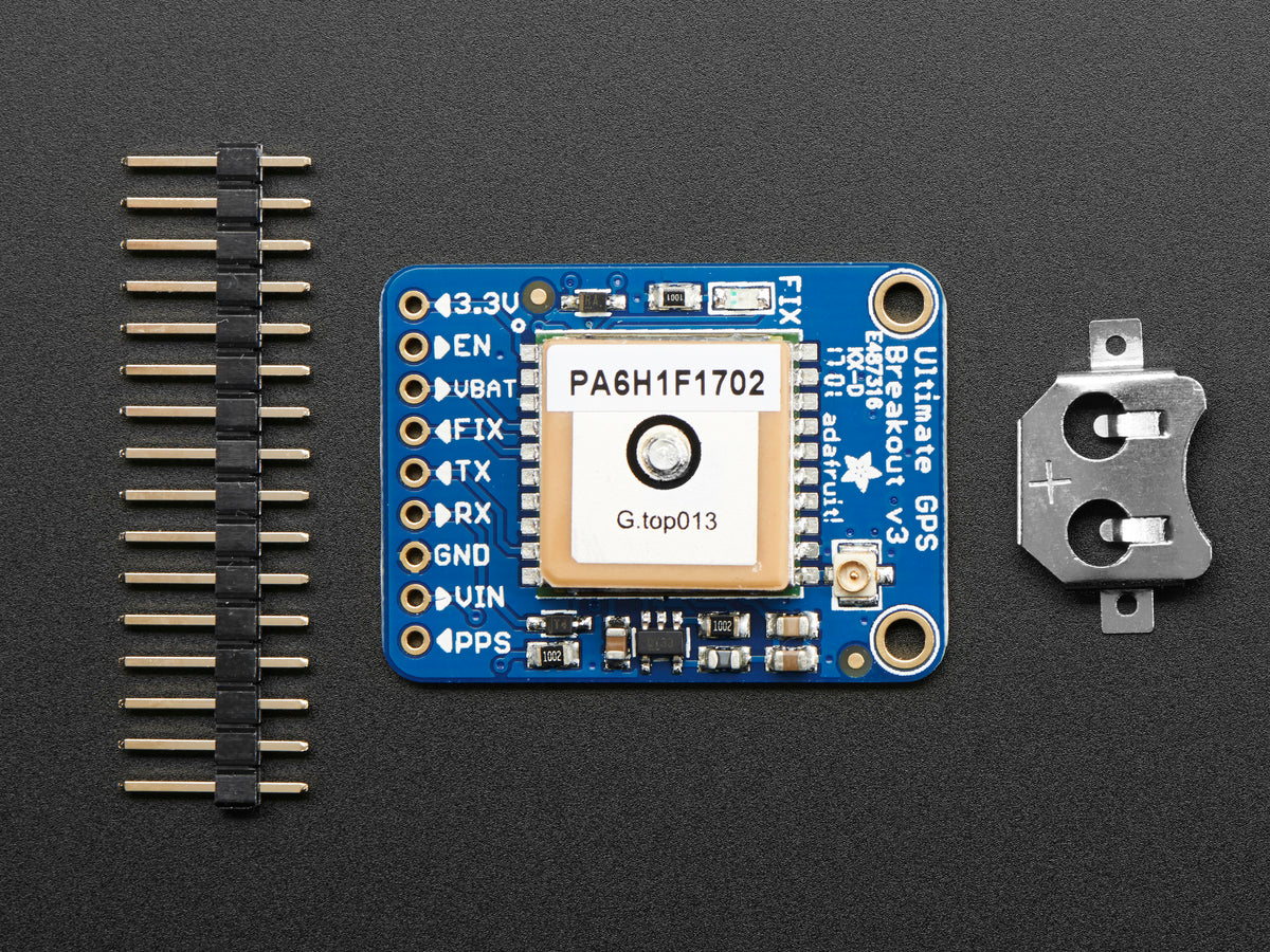 Adafruit Ultimate GPS Breakout, 66 channel w/10 Hz updates, Version 3