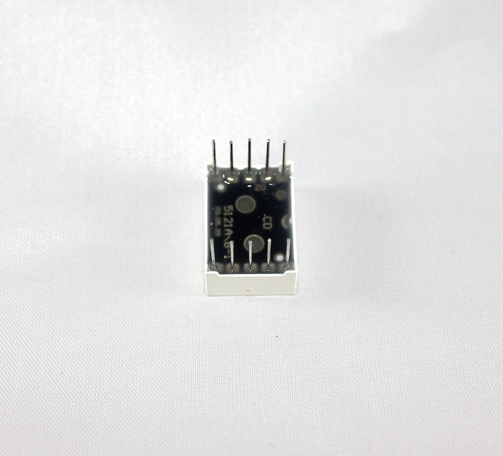 7-Segment-Display, Green LEDs, Common Anode