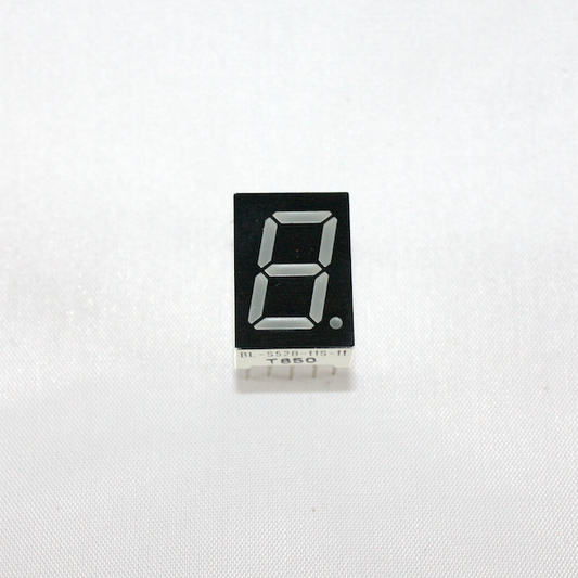 7-Segment-Display, Green LEDs, Common Anode