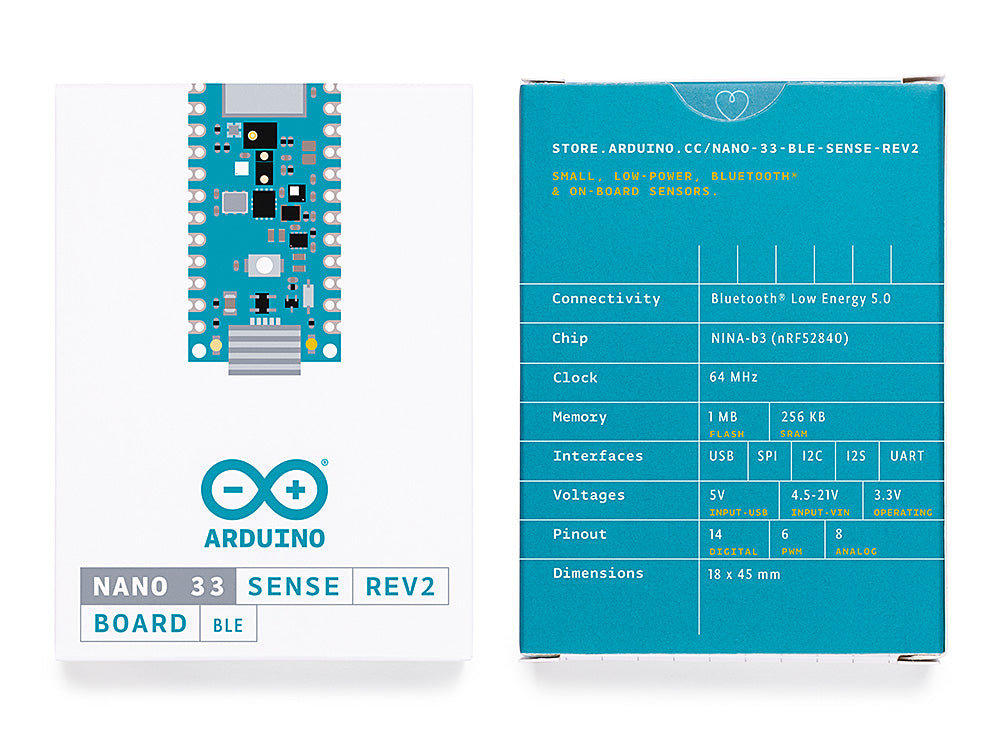 Arduino Nano 33 BLE Sense Rev2