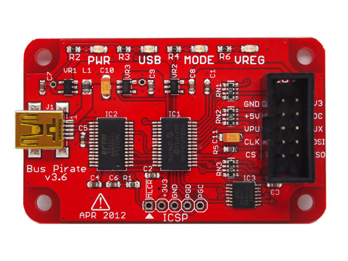 Bus Pirate v3.6 Universal Serial Interface