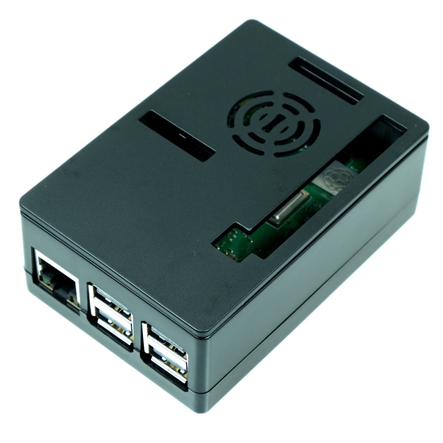 Case for Raspberry Pi B+/2/3 and 3.5" Display, black